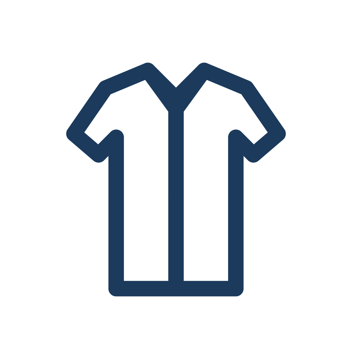 Camicia (appesa o piegata)